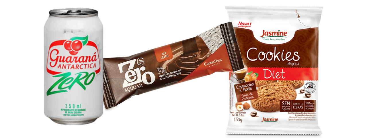 Alimentos Diet e Zero
